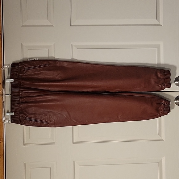 INC Internatinal Concepts Faux Leather jogger pants, NWT - Picture 7 of 13